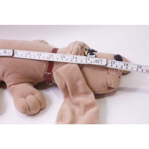 Pound Puppies Plush, Light Brown, 18", Dog, Lying Down Soft Toy ~ 251013-WH 1373 - Picture 3 of 3